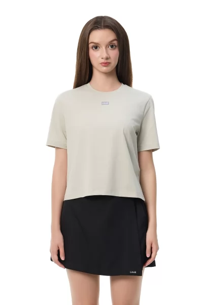 ÁO THUN COTTON TAY NGẮN 02 XÁM TRẮNG