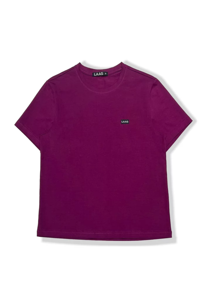 ÁO THUN COTTON TAG 03 TÍM CẨM ĐẬM