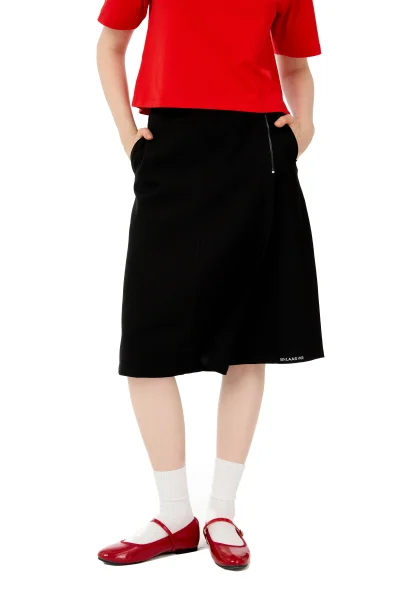 CHÂN VÁY TÀ ĐẮP DÂY KÉO ĐEN