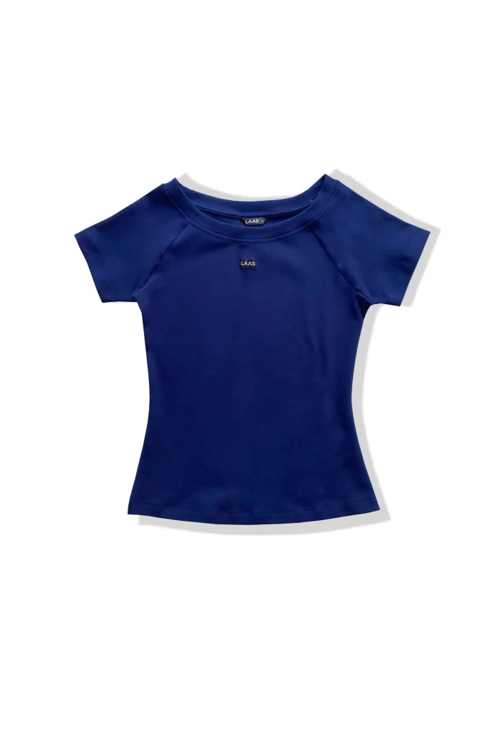 ÁO RIP COTTON CỔ THUYỀN XANH